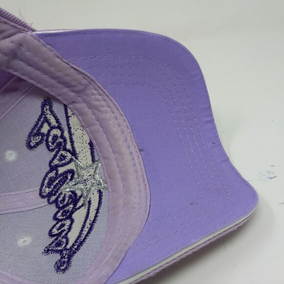 Purple LAS VEGAS baseball cap hat with Silver Star Embroidered Adjustable - Picture 11 of 12